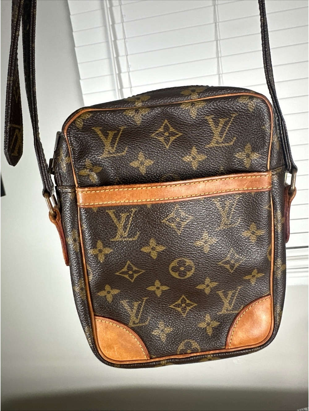 Louis Vuitton Danube Monogram Canvas Crossbody Shoulder Bag
